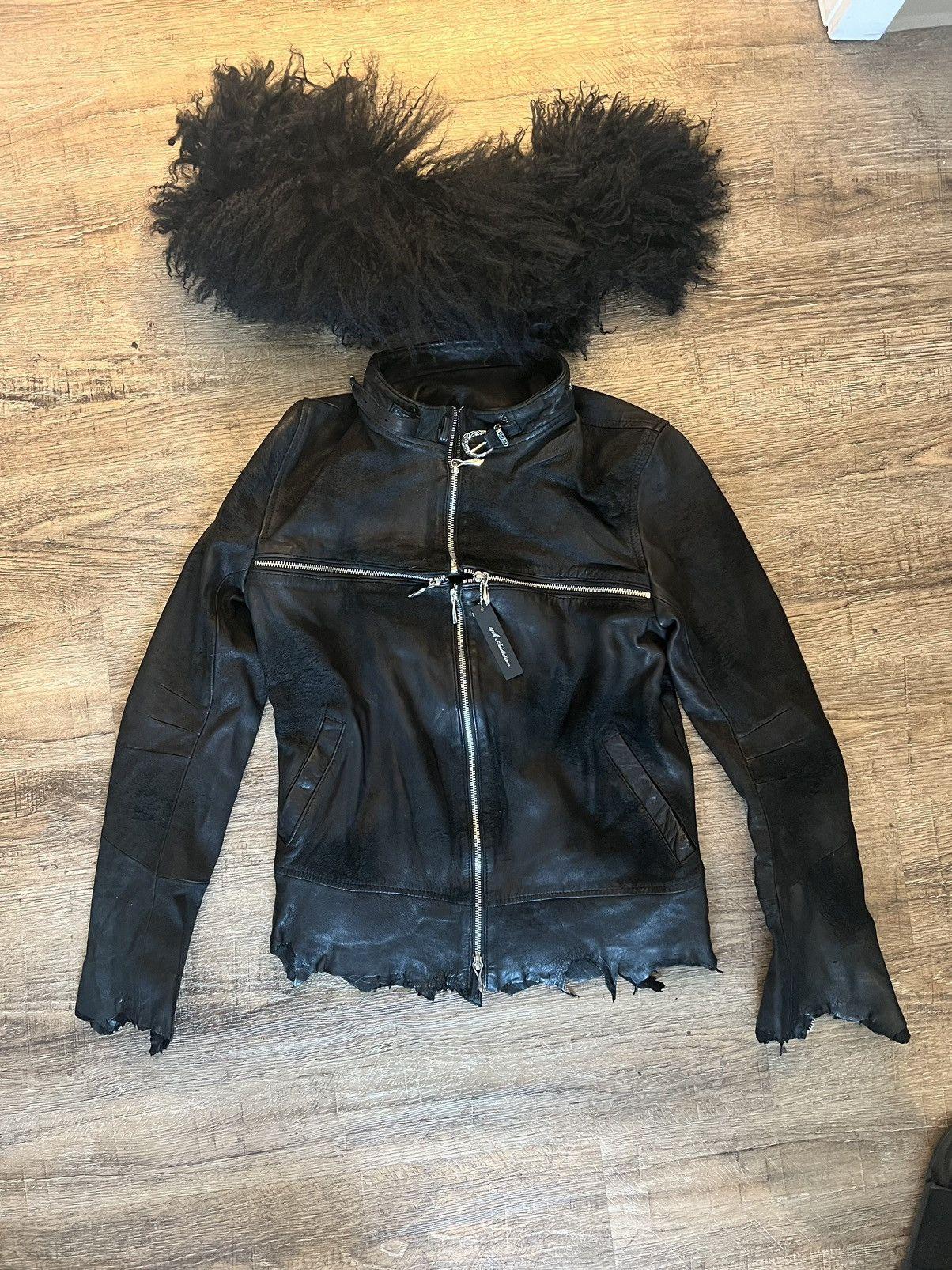 14th Addiction Black Cross Zip Jacket